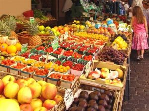 a market in Provence, france